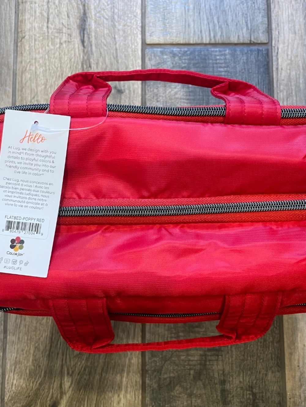 Lug Flatbed Deluxe Poppy Red - Picture 5 of 8